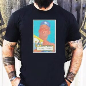 Mickey Mantle New York Yankees Photo Vintage Shirt