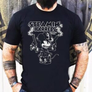 Mickey Mouse Steamin’ Barrels Shirt