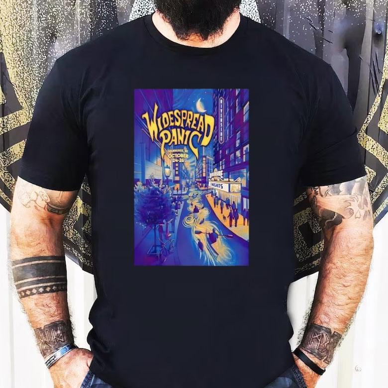 Milwaukee Wi Show Widespread Panic Oct 2025 Shirt Milwaukee Wi Show Widespread Panic Oct 2025 Shirt