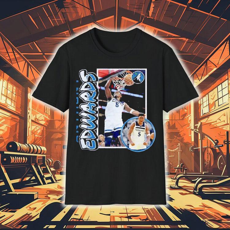 Minnesota Timberwolves Anthony Edwards Slam Dunk Shirt Minnesota Timberwolves Anthony Edwards Slam Dunk Shirt