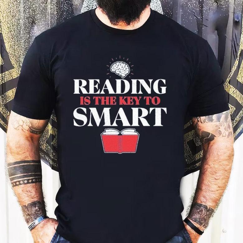 Nate Bargatze Reading Is The Key To Smart Brain Shirt Nate Bargatze Reading Is The Key To Smart Brain Shirt