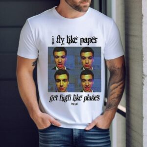 Nathan Fielder I Fly Like Paper Get High Like Planes Shirt