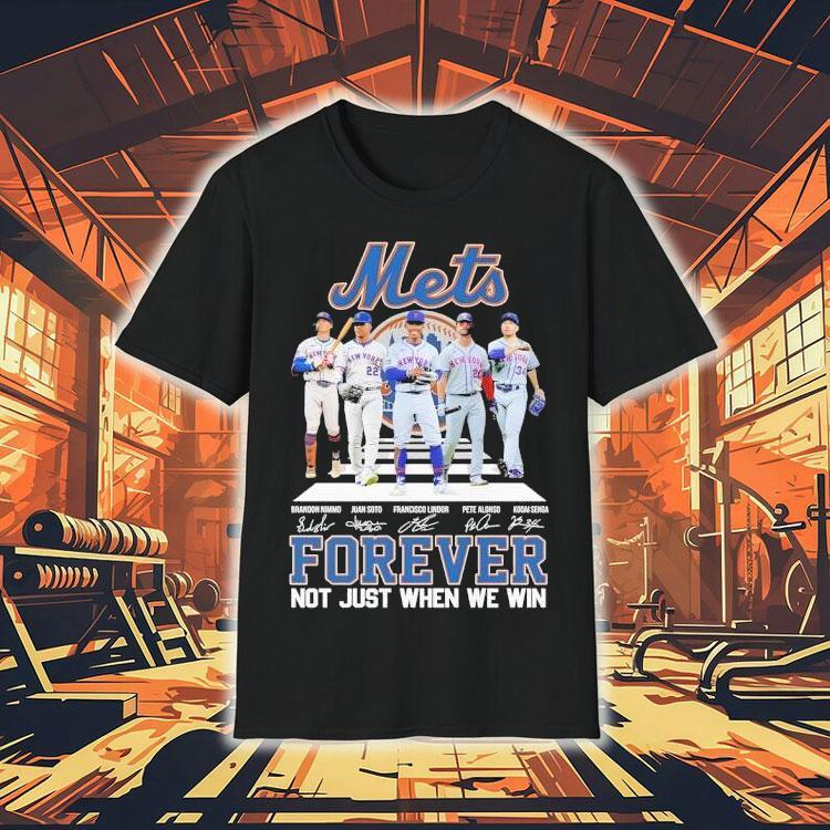 New York Mets Forever Not Just When We Win Road Abbey Signatures Shirt New York Mets Forever Not Just When We Win Road Abbey Signatures Shirt