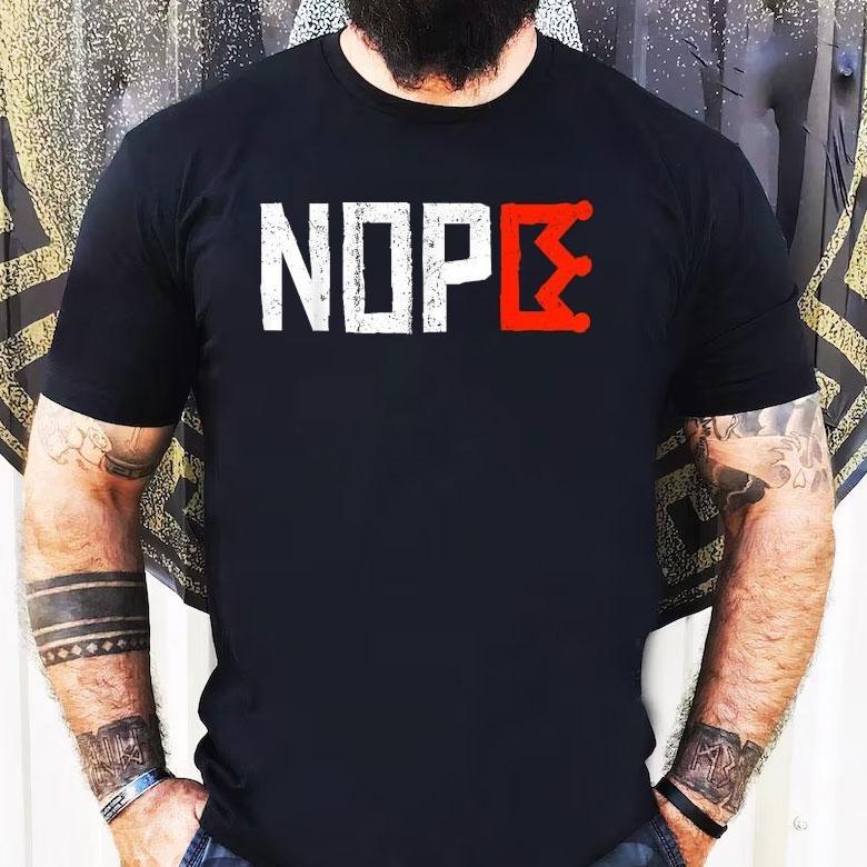 No Kings Nope Protest Sign Horizontal Shirt No Kings Nope Protest Sign Horizontal Shirt