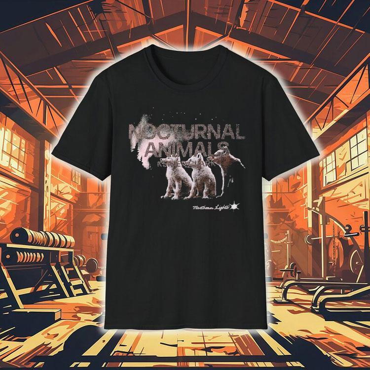Nocturnal Animals Northern Lights Wolves Shirt Nocturnal Animals Northern Lights Wolves Shirt