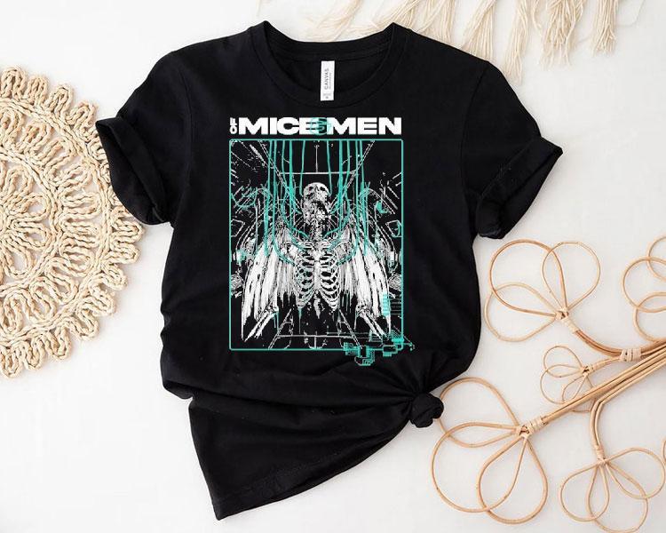 Of Mice Men Spring 2025 Tour Skeleton Shirt Of Mice Men Spring 2025 Tour Skeleton Shirt