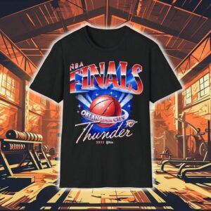 Okc Thunder 2025 Nba Finals Space Shirt