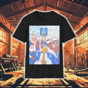 Oklahoma City Basketball 2025 Champions Team Chibi Shirt