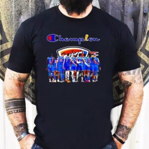 Oklahoma City Thunder All Team Champion Signatures Shirt