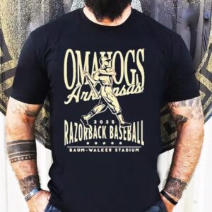 Omahogs Arkansas Razorbacks 2025 Baum Walker Stadium Shirt
