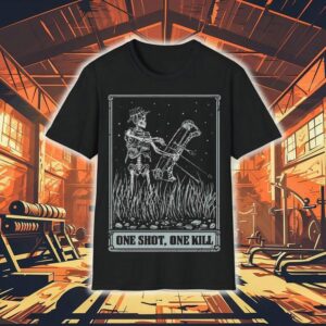 One Shot One Kill Skeleton Shirt