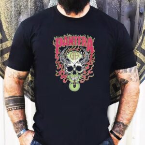 Pantera Skull Smoking Shirt