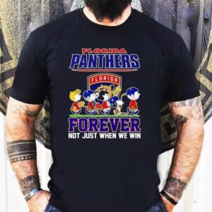 Peanuts Florida Panthers Forever Not Just When We Win Shirt