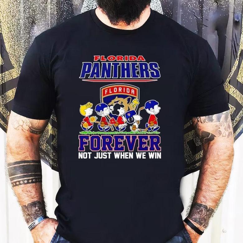 Peanuts Florida Panthers Forever Not Just When We Win Shirt Peanuts Florida Panthers Forever Not Just When We Win Shirt