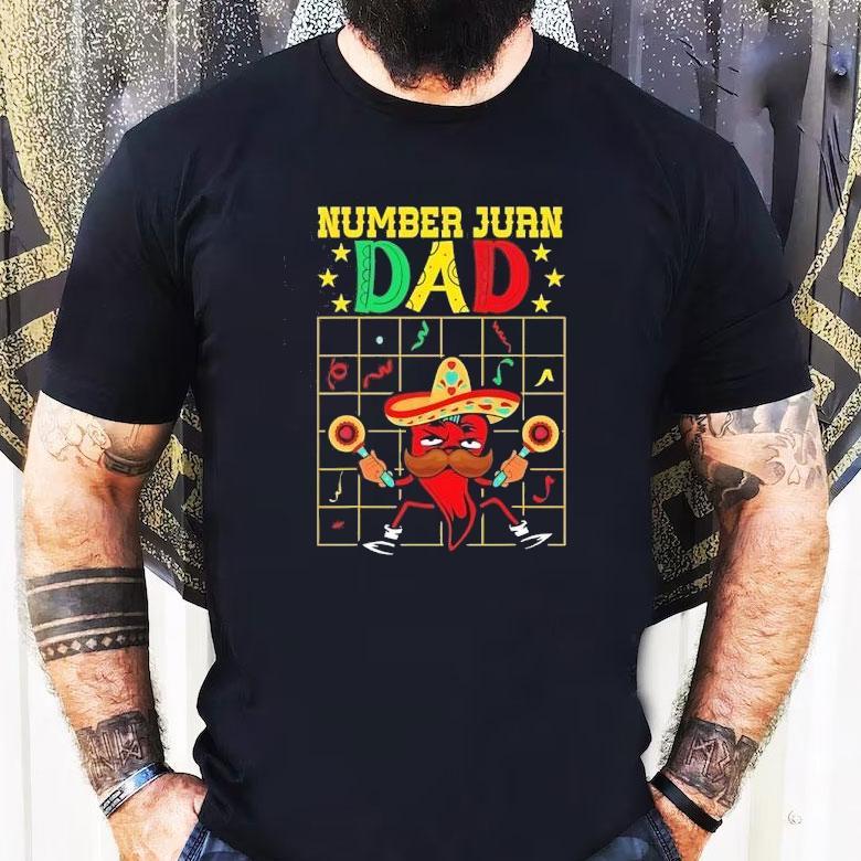 Peppers Cinco De Mayo Number Juan Dad Shirt Peppers Cinco De Mayo Number Juan Dad Shirt