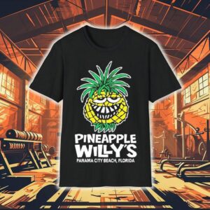 Pineapple Willy’s Panama City Beach Florida Sage Face Shirt