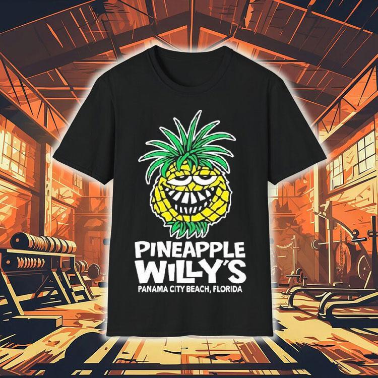 Pineapple Willy’s Panama City Beach Florida Sage Face Shirt Pineapple Willy’s Panama City Beach Florida Sage Face Shirt