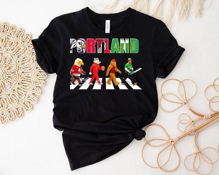 Portland Sports Team Mascot Abbey Road Shirt Portland Sports Team Mascot Abbey Road Shirt