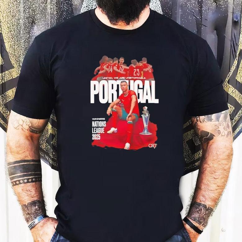 Portugal X Cr7 Champions Uefa Nations League 2025 Shirt Portugal X Cr7 Champions Uefa Nations League 2025 Shirt