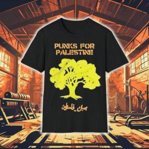 Punks For Palestine Tree Shirt