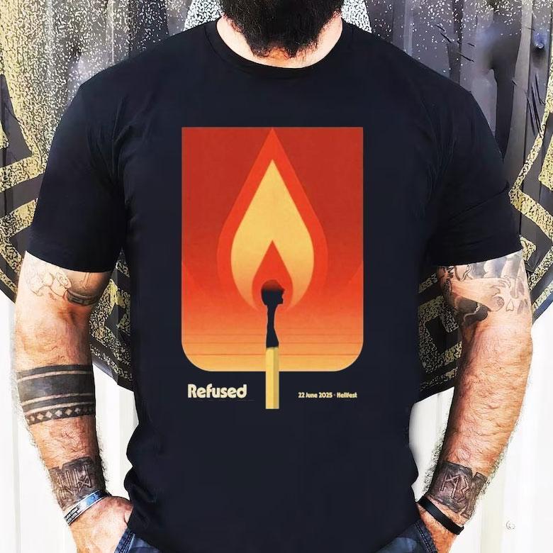 Refused 22 June 2025 Clisson France Shirt Refused 22 June 2025 Clisson France Shirt