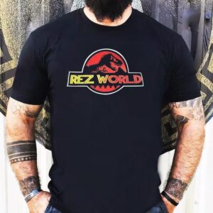 Rez World Style Jurassic Park Logo Shirt