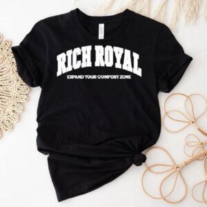 Rich Royal Expand Your Comfort Zone Varsity Slogan Shirt
