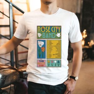Rose City Band Tour Sep Oct Dates Tshirt
