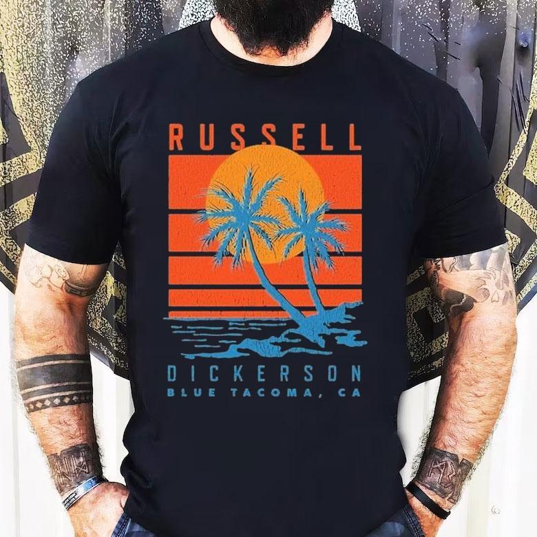 Russell Dickerson Blue Tacoma Ca Shirt Russell Dickerson Blue Tacoma Ca Shirt