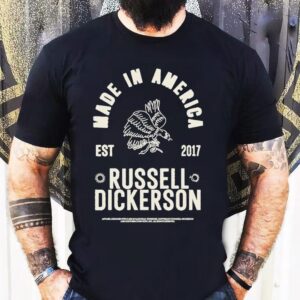 Russell Dickerson Made In America Est 2017 Bird Shirt 1 Russell Dickerson Made In America Est Bird Tshirt