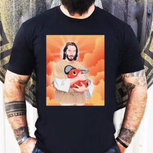 Ryan Colt Levy Wearing Keanu And Pochita Saint John Wick X Chainsaw Man Shirt