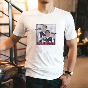 Seiya Suzuki And Pete Crow-armstrong Chicago Cubs Baseball Portrait Shirt