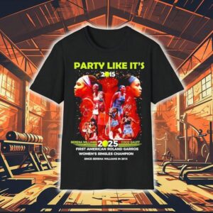 Serena Williams 2025 Coco Gauff First American Roland Garros Shirt