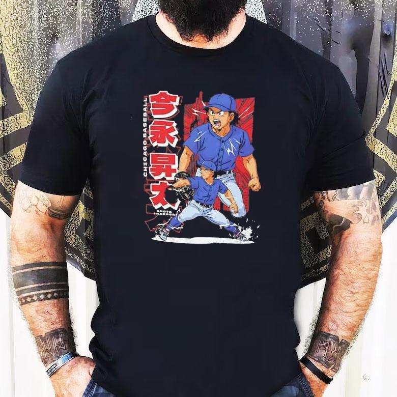 Shohei Ohtani Chicago Cubs Baseball Anime Shirt Shohei Ohtani Chicago Cubs Baseball Anime Shirt