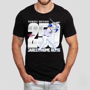 Shohei Ohtani Los Angeles Dodgers 250 Career Home Runs Signature Shirt
