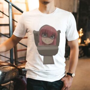 Skibidi Bocchi Anime In Toilet Bocchi The Rock! Shirts