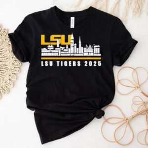Skyline Name Lsu Tigers 2025 Shirt