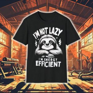 Sloth I’m Not Lazy I’m Energy Efficient Shirt