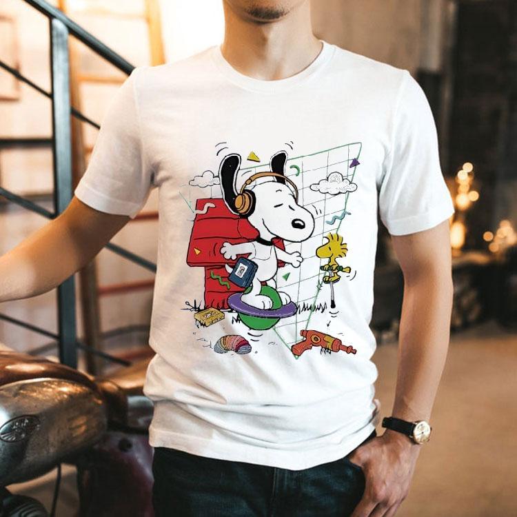 Snoopy And Woodstock Bouncing On A Pogo Ball And A Pogo Stick Shirt Snoopy And Woodstock Bouncing On A Pogo Ball And A Pogo Stick Shirt
