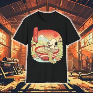 Snoopy In A Warm Bowl Of Ramen Shirt