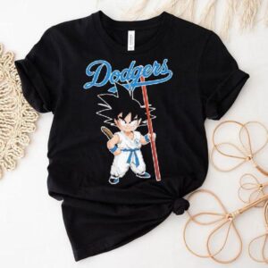 Son Goku Dragon Ball X Los Angeles Dodgers Shirt
