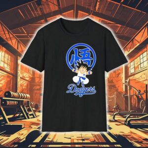 Son Goku Los Angeles Dodgers Japanese Shirt