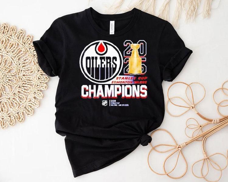 Stanley Cup Final 2025 Champions Edmonton Oilers Shirt Stanley Cup Final 2025 Champions Edmonton Oilers Shirt