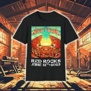 Stick Figure June 12 2025 Red Rocks Shirt