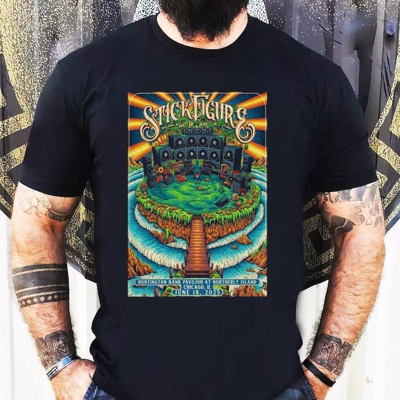 Stick Figure June 18 2025 Huntington Bank Pavilion Chicago Il Shirt Stick Figure June 18 2025 Huntington Bank Pavilion Chicago Il Shirt