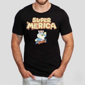 Super ‘merica Uncle Sam Pixel Shirt