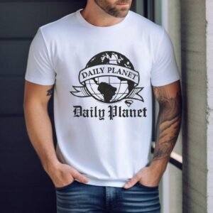 Superman 2025 Daily Planet Globe Shirt