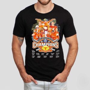 Texas Longhorns National Women’s College World Series Champions 2025 Signatures Shirt