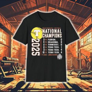 Texas Longhorns Ncaa Division I Softball National Champions 2025 Shirt
