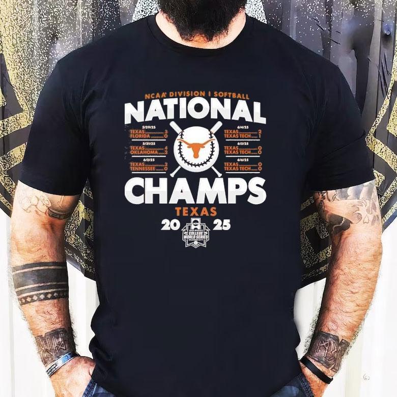 Texas Longhorns Ncaa Division I Softball National Champs 2025 Shirt Texas Longhorns Ncaa Division I Softball National Champs 2025 Shirt